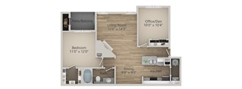 Palermo Floor Plan at Riachi at One21, Plano, TX
