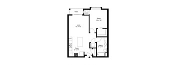 The McFarland Floor Plan at One Glenn Place, Fitchburg, WI
