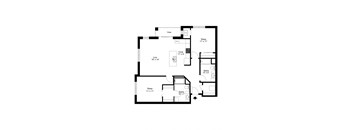 The Madison Floor Plan at One Glenn Place, Fitchburg