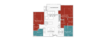 Matisse Floor Plan at Vanguard Crossing, St. Louis, MO, 63124