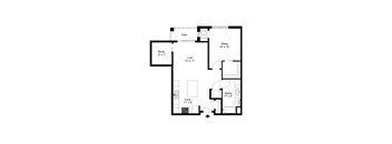 The Springfield Floor Plan at One Glenn Place, Fitchburg, WI