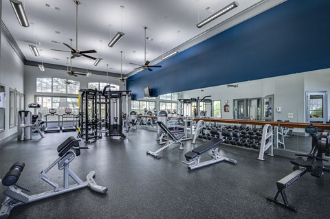 Fitness Center Fitness Center at Riachi at One21, Plano, TX, 75025