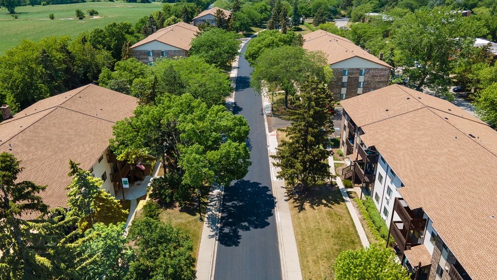 Drone View Of Property at Emerald Pointe Apartments, Vernon Hills, IL