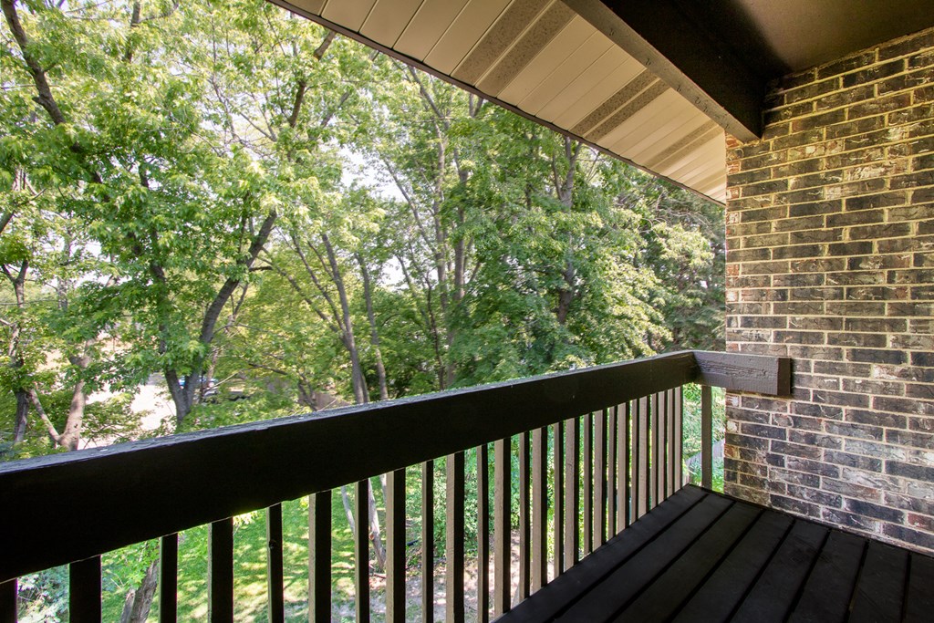 Mature Tree Balcony Views at Emerald Pointe Apartments, Illinois, 60061