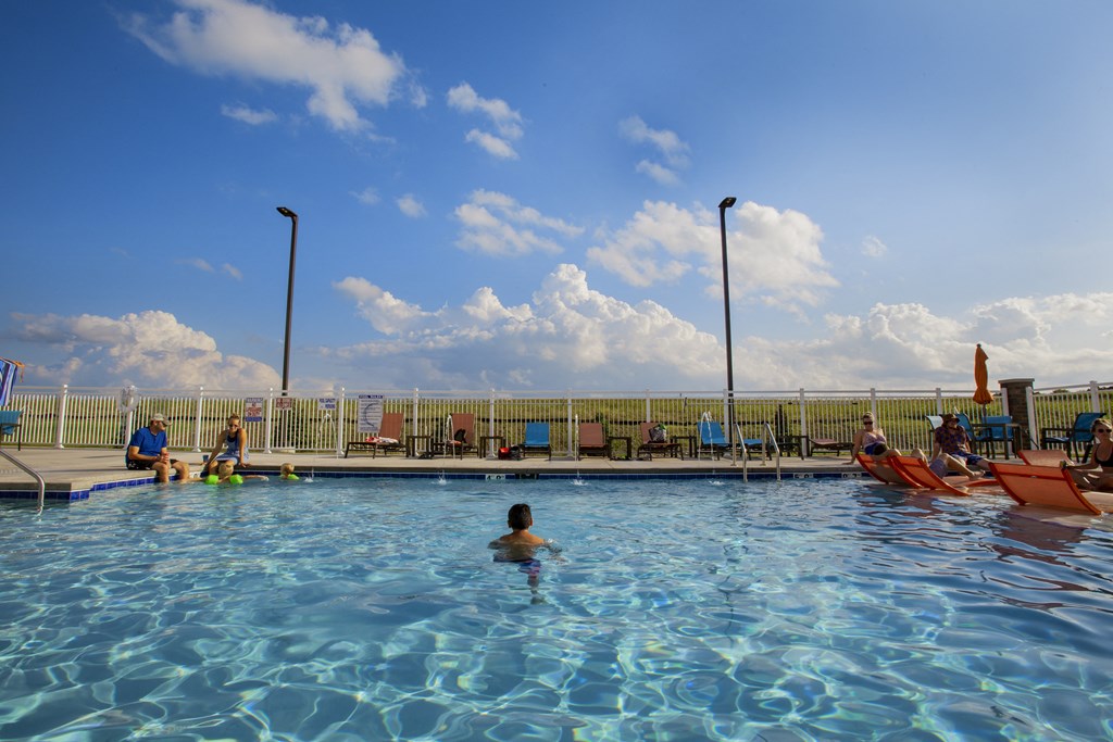 Glimmering Pool at One Glenn Place, Fitchburg