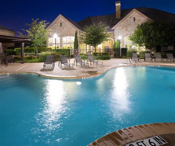 Night View Of Pool at Riachi at One21, Texas, 75025