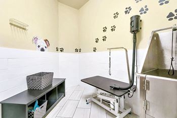 Dog Wash at Aster Apartments, Beachwood Ohio