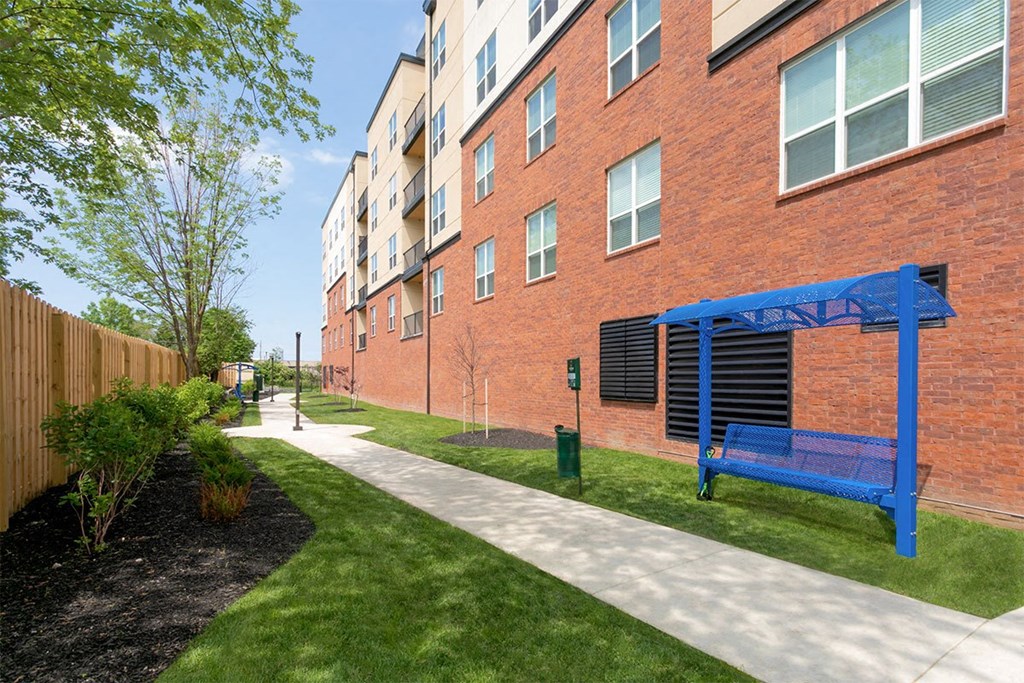 Outdoor Walking Path at Aster Apartments, Ohio