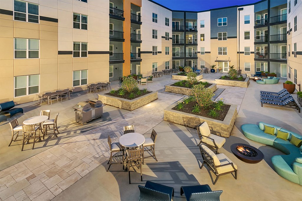 Outdoor Grill And Patio at Aster Apartments, Beachwood