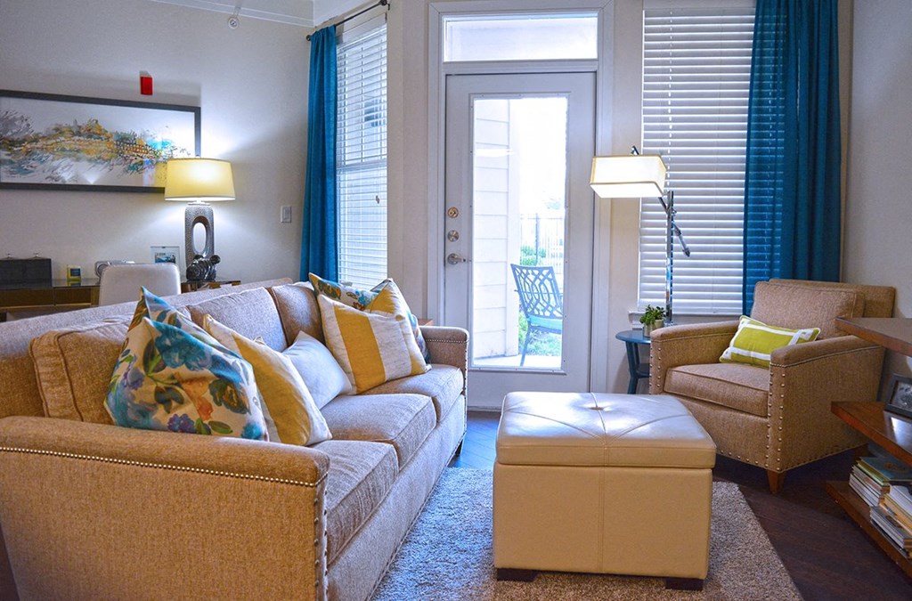 Modern Living Room at Vanguard Crossing, Missouri, 63124