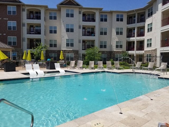 Swimming Pool With Relaxing Sundecks at Vanguard Crossing, St. Louis