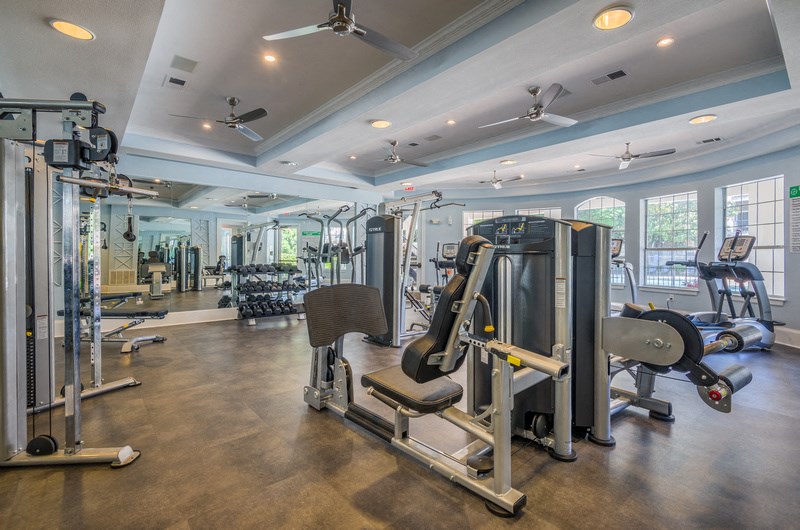 Fitness Center With Modern Equipment at Parkside at South Tryon, Charlotte, NC