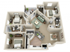 3 Bed 2 Bath - Atlanta (1273 sq ft)