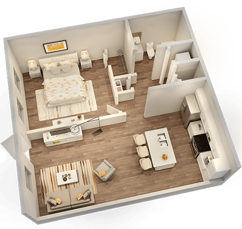 10400 City Center Blvd 1-3 Beds Apartment for Rent - Photo Gallery 21