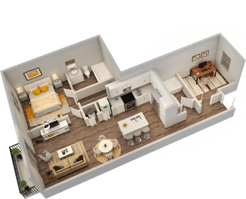 10400 City Center Blvd 1-3 Beds Apartment for Rent - Photo Gallery 22