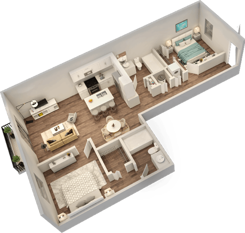 10400 City Center Blvd 1-3 Beds Apartment for Rent - Photo Gallery 23