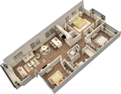 10400 City Center Blvd 1-3 Beds Apartment for Rent - Photo Gallery 24