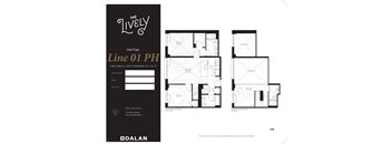 B5PH Floor Plan at The Lively, New Jersey