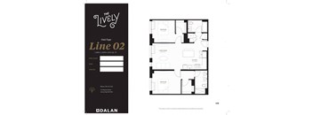 B1 Floor Plan at The Lively, New Jersey, 07302