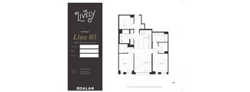 B3D Floor Plan at The Lively, Jersey City, 07302