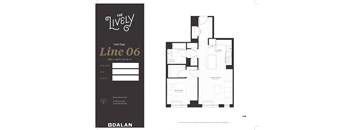 A3 Floor Plan at The Lively, Jersey City New Jersey