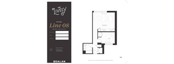 A1 Floor Plan at The Lively, Jersey City