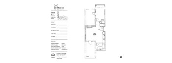 A floor plan and details of a property at 260 Sills Street.