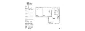 A floor plan for a property at 260 shows the layout of the rooms.