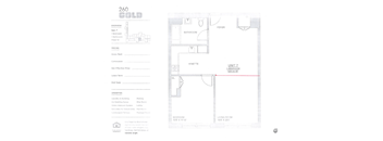 12th Fl 2 Bed 1 Bath