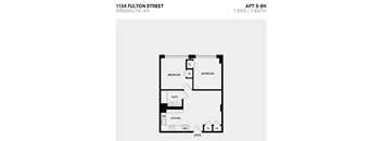 H Line 2 Bed 1 Bath