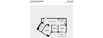 3 Bed 1 Bath Balcony