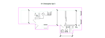 2 Bed 1 Bath