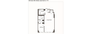 H Line 1 Bed 1 Bath