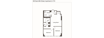 H Line 2 Bed 1 Bath