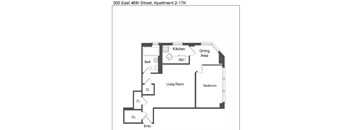 K Line 1 Bed 1 Bath