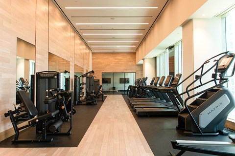 Gym at The Paxton Apartments, Brooklyn, NY, 11201