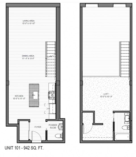floor plan of 55 north luxury apartments to rent in the north end of boston at The 22 Apartments, St. Louis, MO 63103