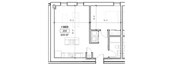 the floor plan for a small floor plan of a house