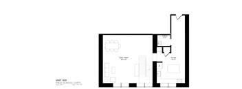 a floor plan of a house with an open floor plan