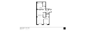the floor plan of unit type c2o