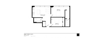 floor plan of the third level of the home