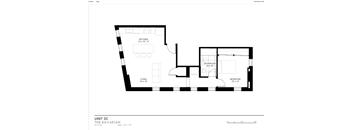 the floor plan of unit 16 the floor plan