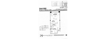 A floor plan for a McGowan Walsh apartment unit.