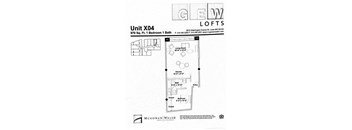 A floor plan for a McGowan Walsh apartment complex.