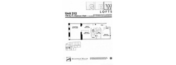 A floor plan for a McGowan Walsh apartment complex.