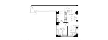 The Maxen Floor Plan at The Draper, St Louis