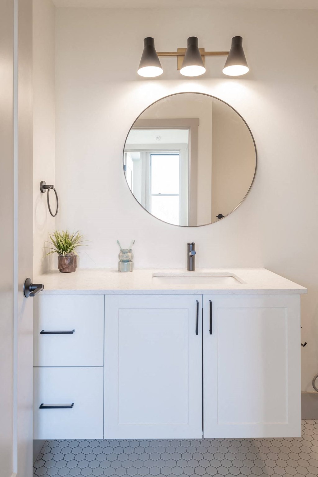 Vanity Lights In Bathroom at The Nicholas, Missouri