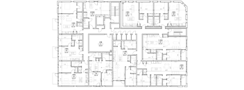 a floor plan of a house with many different floors