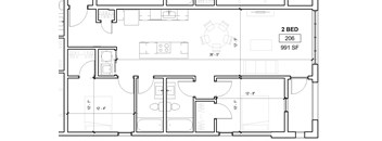 the floor plan of the residence