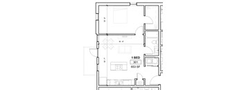 a floor plan of a small house
